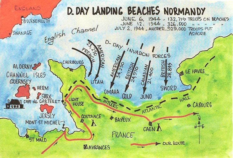 D-Day Landing Beaches Normandy