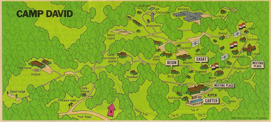 Camp David Map